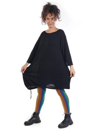 Baluna Vestido/Jersey - Negro